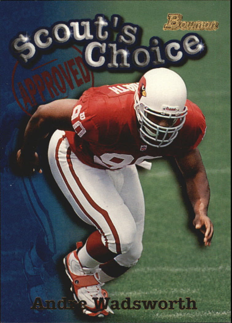 1998 Bowman Scout's Choice #SC5 Andre Wadsworth