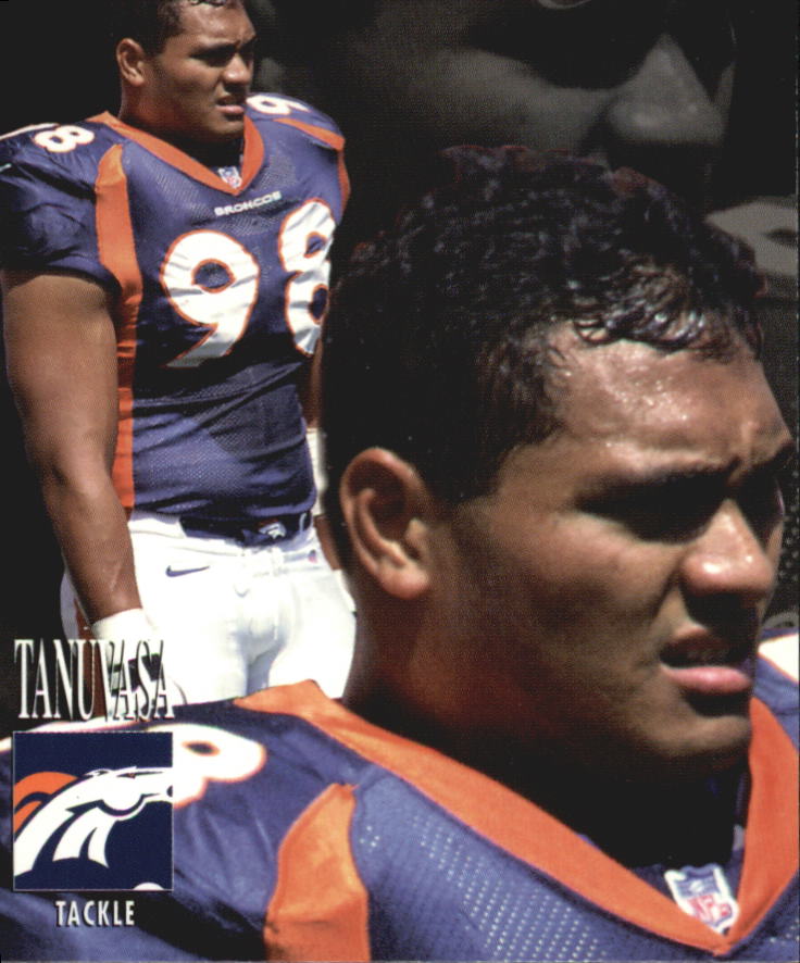 1999 Upper Deck Super Bowl XXXIII Maa Tanuvasa #20 Denver Broncos