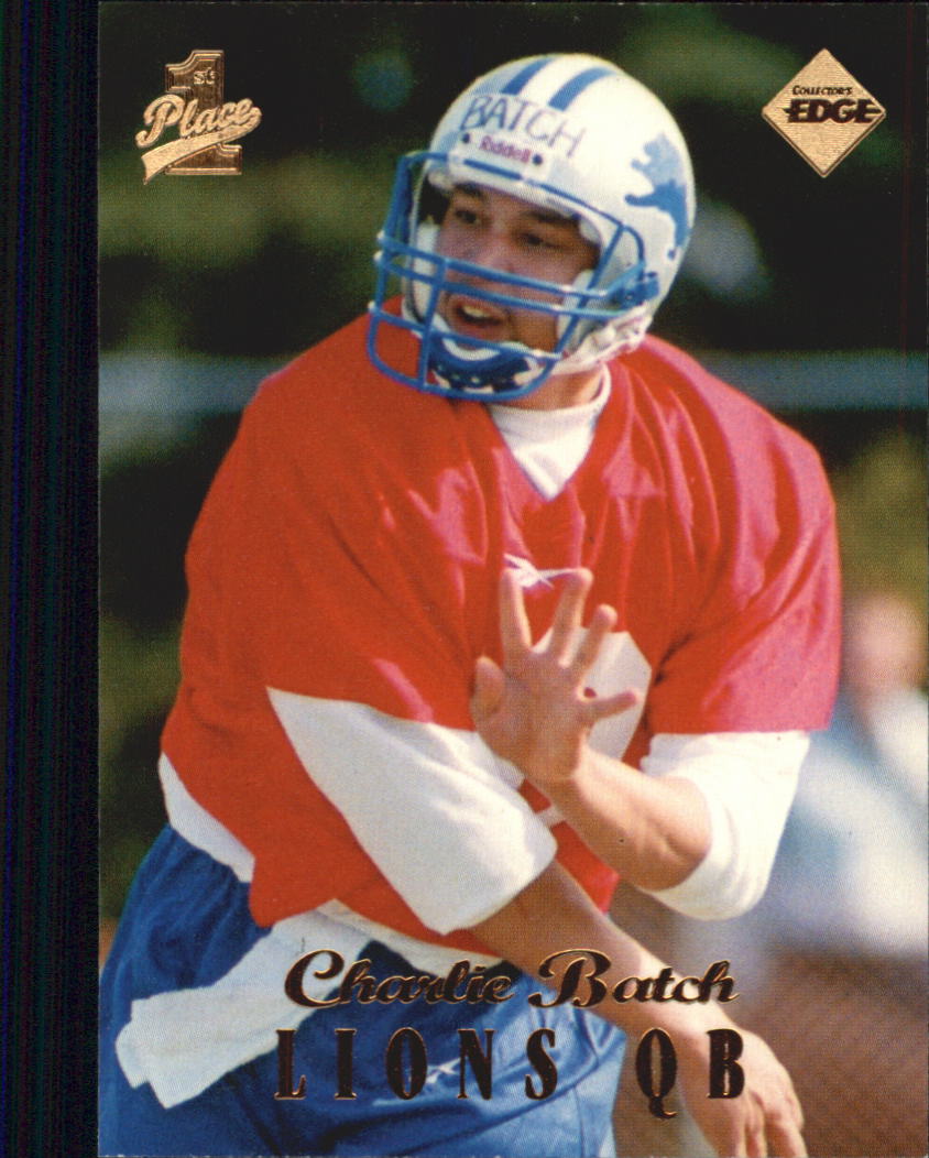 1998 Collector's Edge First Place #19 Charlie Batch RC