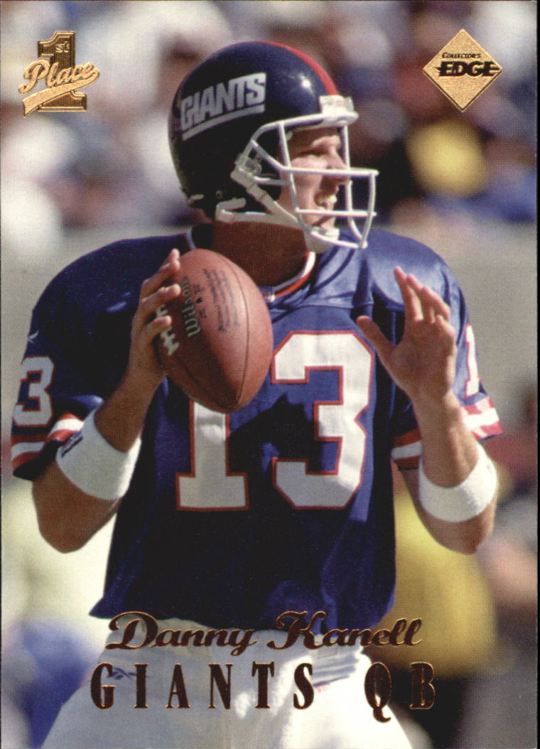 Danny Kanell autographed football card rookie (FSU Florida Seminoles NY  Giants) 1996 Score #239