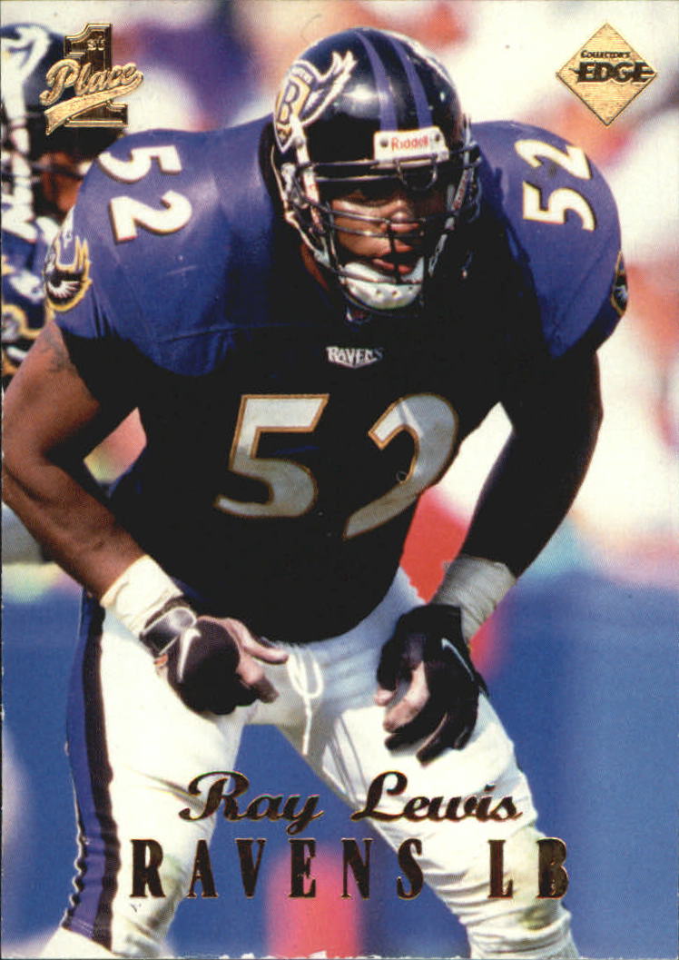 Ray Lewis 1996 Upper Deck Collector's Choice Autograph Rookie Card