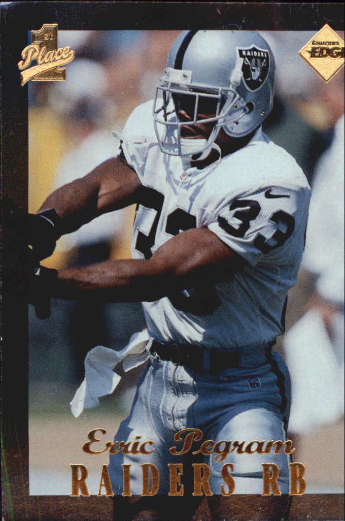 1998 Collector's Edge First Place 50-Point Silver #168 Erric Pegram