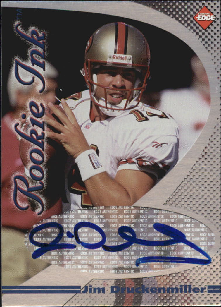 1998 Collector's Edge First Place Rookie Ink #11 Jim Druckenmiller