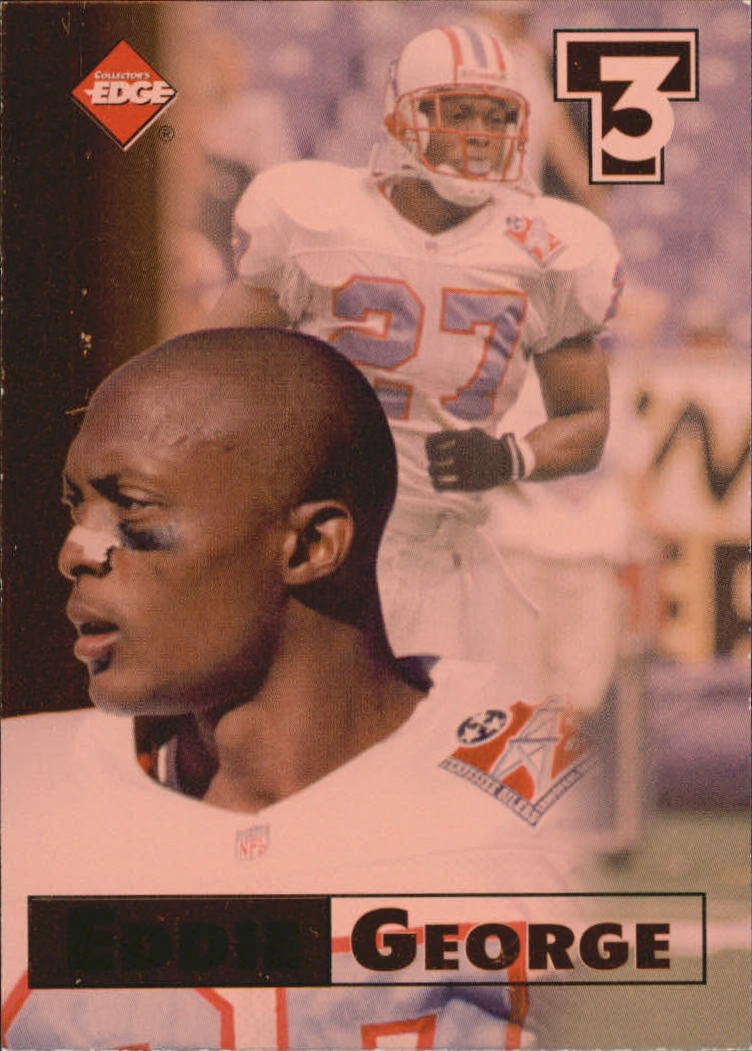 1998 Collector's Edge First Place Triple Threat #9 Eddie George