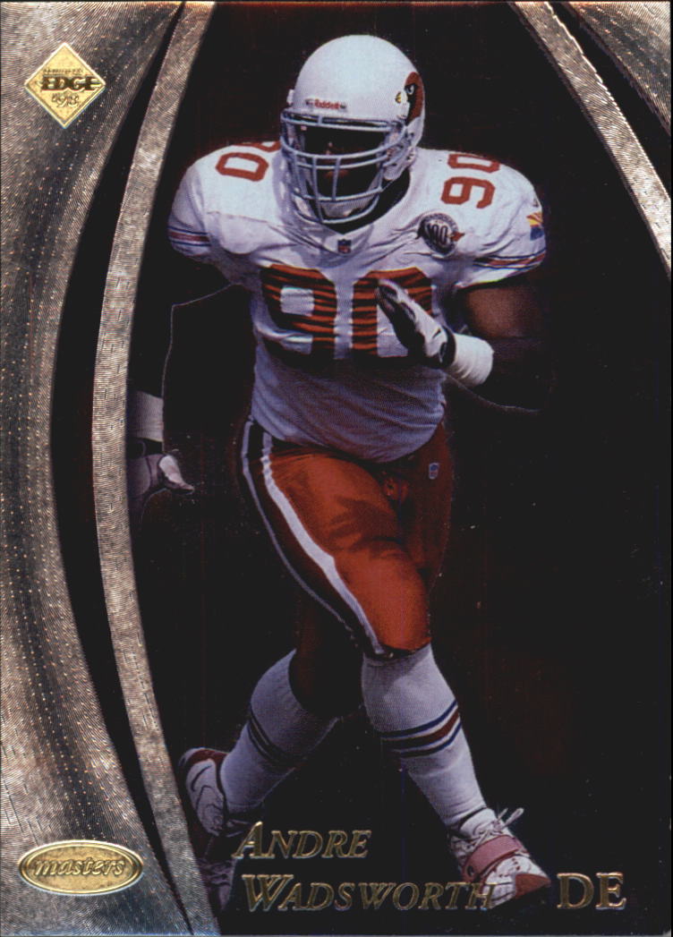 1998 Collector's Edge Masters 6 Andre Wadsworth RC 'd /3000 NMMT