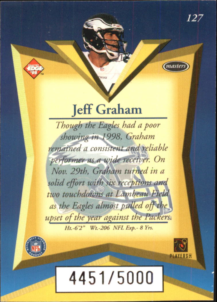 1998 Collector's Edge Masters #127 Jeff Graham back image