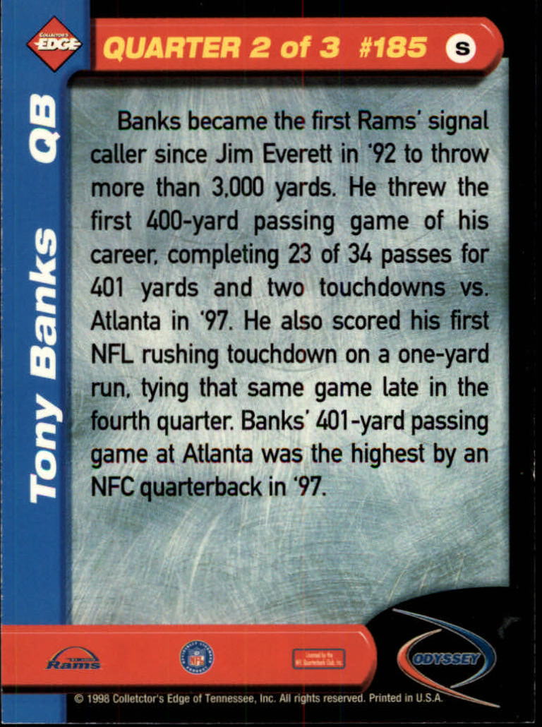 B5934- 1998 Collector's Edge Odyssey FB Asst Cards -You Pick- 15+ FREE US SHIP - Picture 289 of 361