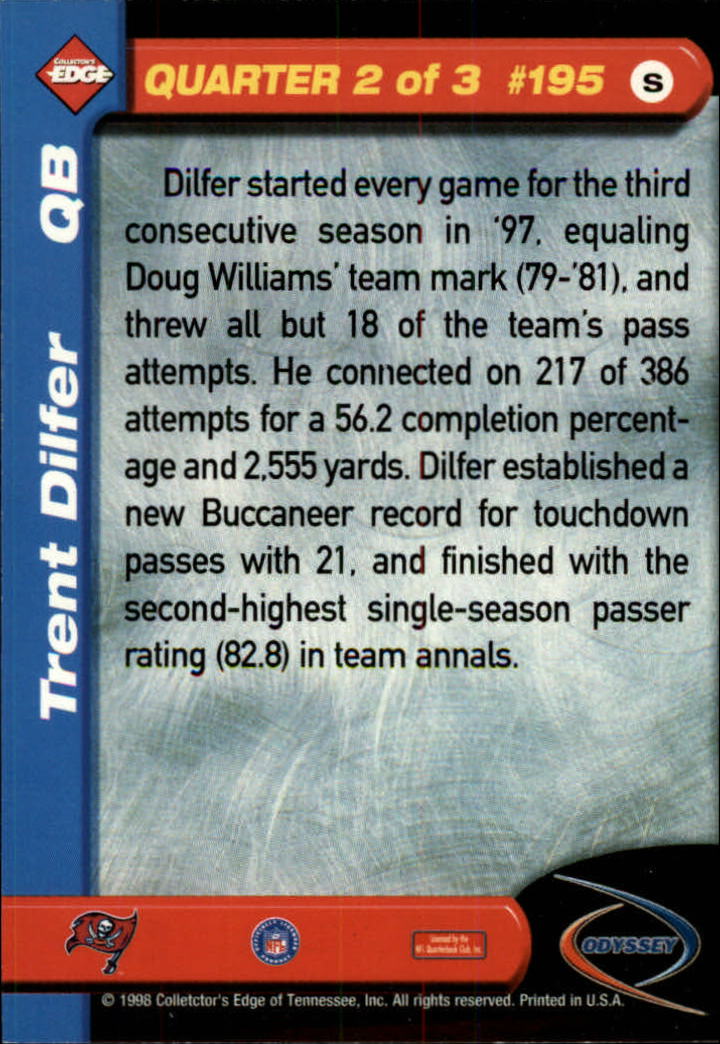 B5934- 1998 Collector's Edge Odyssey FB Asst Cards -You Pick- 15+ FREE US SHIP - Picture 299 of 361