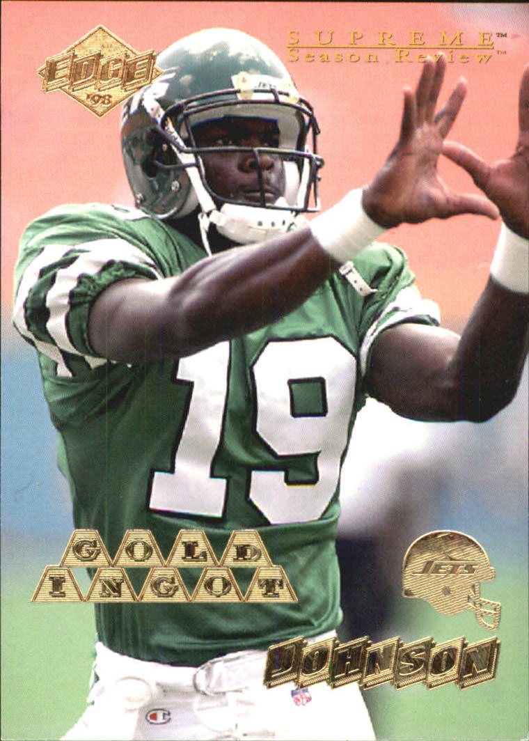 1998 CE Supreme Season Review Gold Ingot #125 Keyshawn Johnson