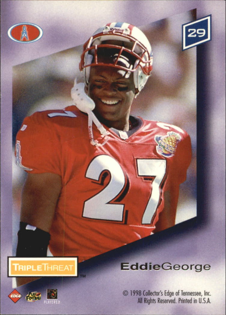 1998 CE Supreme Season Review T3 #29 Eddie George back image
