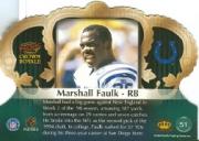 1998 Crown Royale #51 Marshall Faulk back image