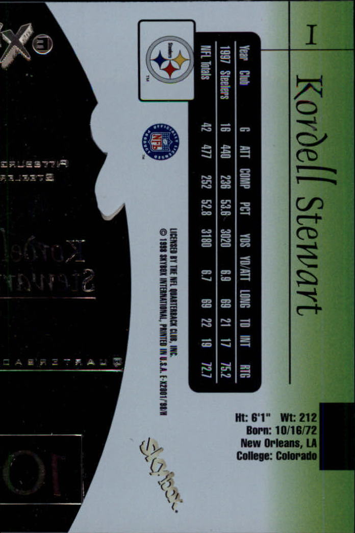 1998 E-X2001 (Fleer) Football "Main Set" Base Cards - Picture 3 of 109