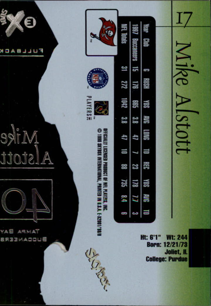 1998 E-X2001 (Fleer) Football "Main Set" Base Cards - Picture 31 of 109