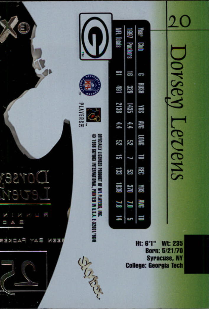 1998 E-X2001 (Fleer) Football "Main Set" Base Cards - Picture 37 of 109