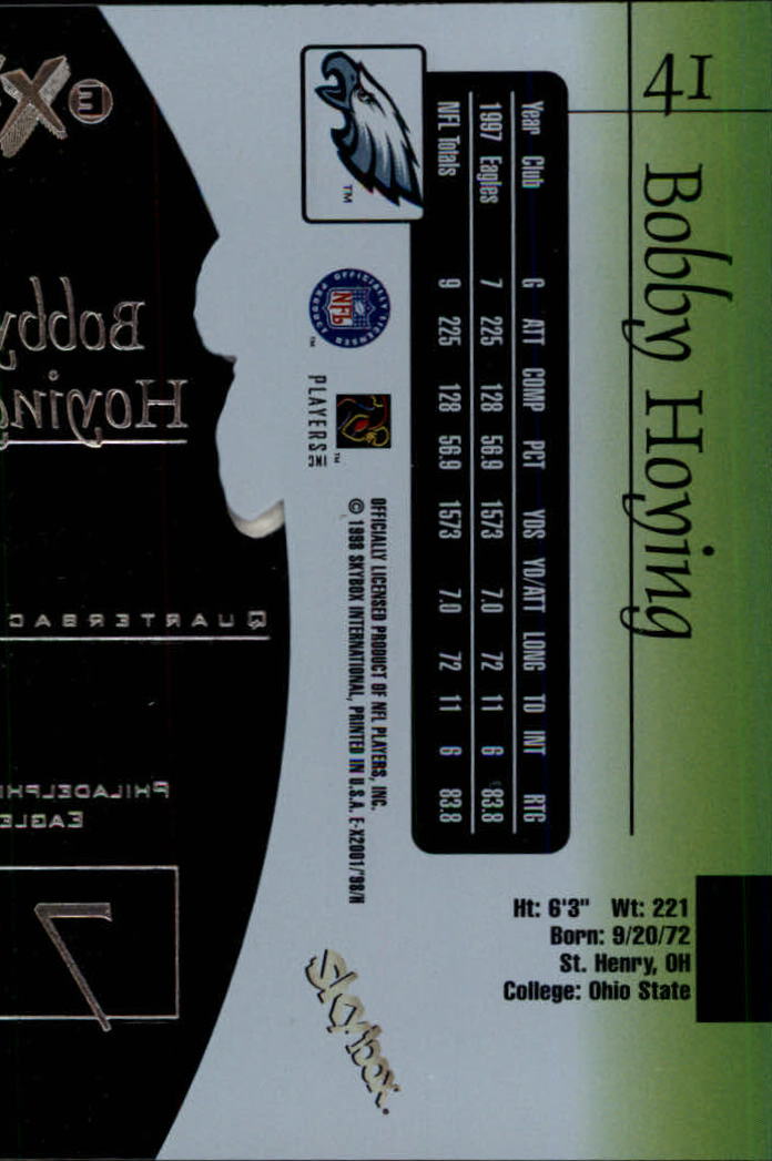 1998 E-X2001 (Fleer) Football "Main Set" Base Cards - Picture 79 of 109