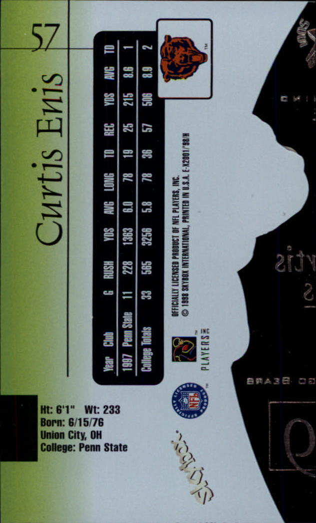 1998 E-X2001 (Fleer) Football "Main Set" Base Cards - Picture 103 of 109