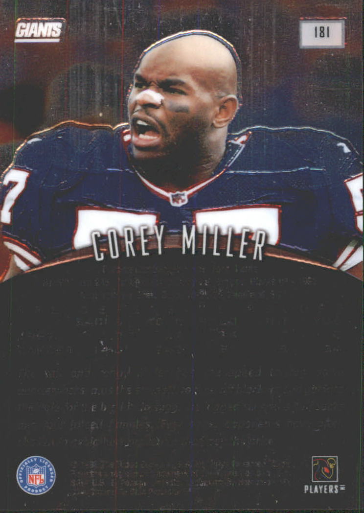 1998 Finest No-Protectors #181 Corey Miller back image