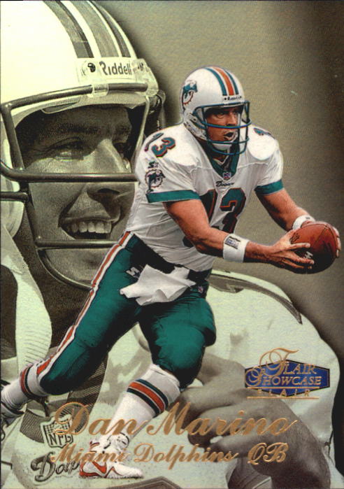 1984 Fred Dean 49ers Dan Marino (Background) Miami Dolphins Topps