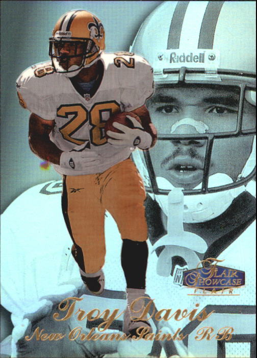 1998 Flair Showcase (Fleer) Football "Row 3" Main Set Base Cards - Picture 94 of 97