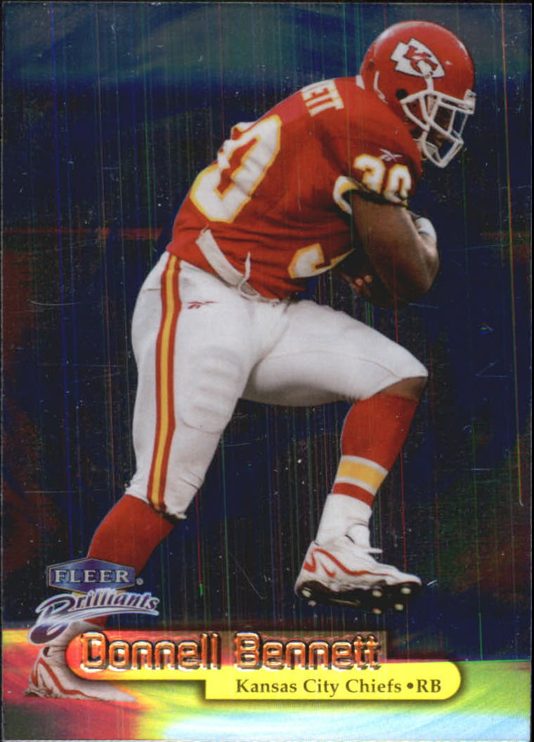 1998 Fleer Brilliants Blue #26 Donnell Bennett