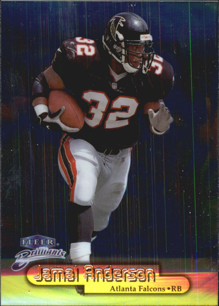 Tarjetas paralelas ""azules y doradas"" de fútbol americano Fleer Brilliants 1998 - Imagen 10 de 35