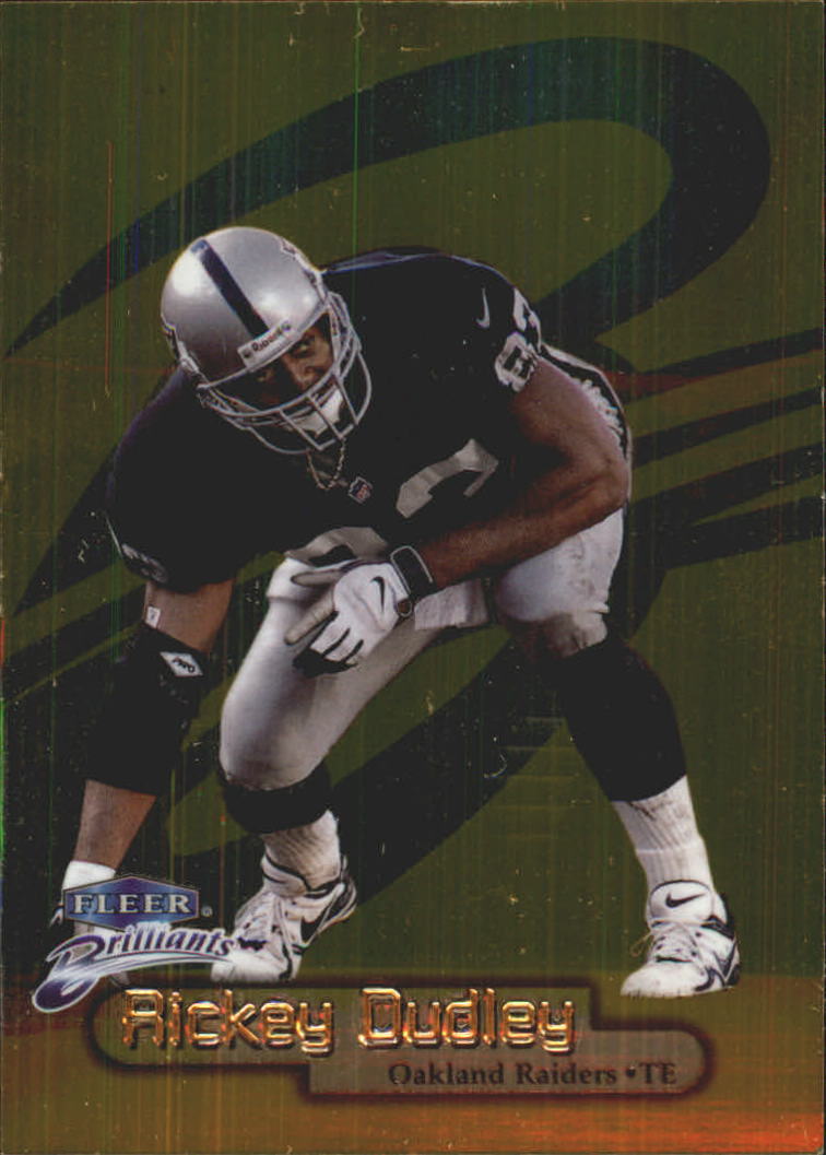 Tarjetas paralelas ""azules y doradas"" de fútbol americano Fleer Brilliants 1998 - Imagen 34 de 35