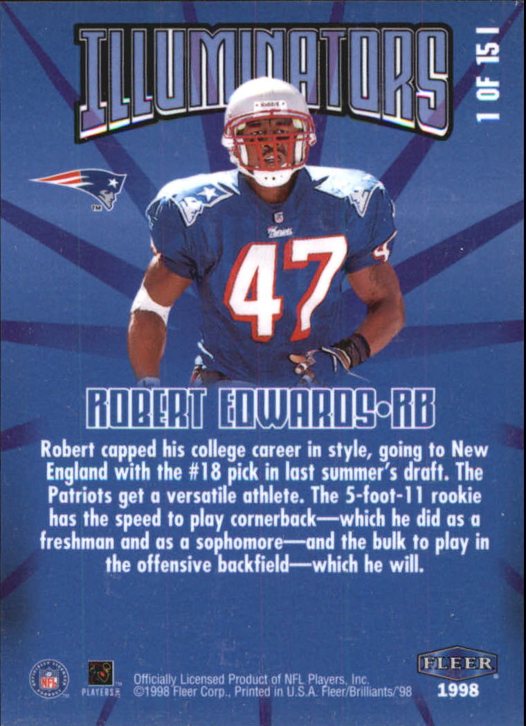 1998 Fleer Brilliants Football "Insert" Cards - Picture 3 of 19