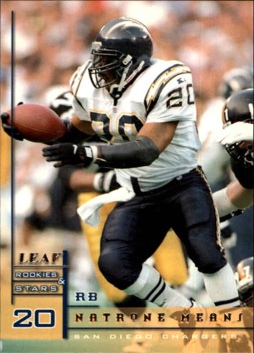 Natrone Means 1998 Black Diamond Rookies #73 San Diego Chargers