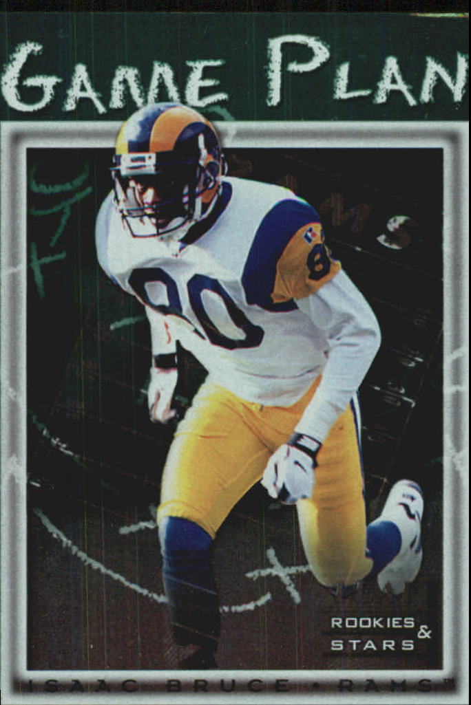 1998 Leaf Rookies and Stars Game Plan #5 Isaac Bruce