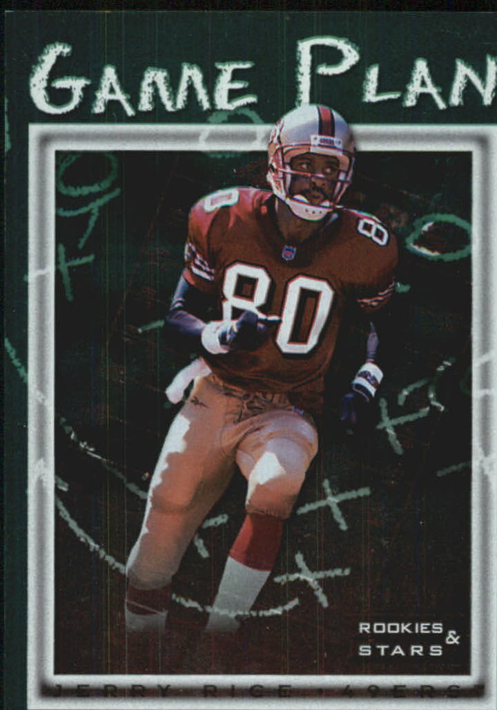 1998 Leaf Rookies and Stars Game Plan #7 Jerry Rice