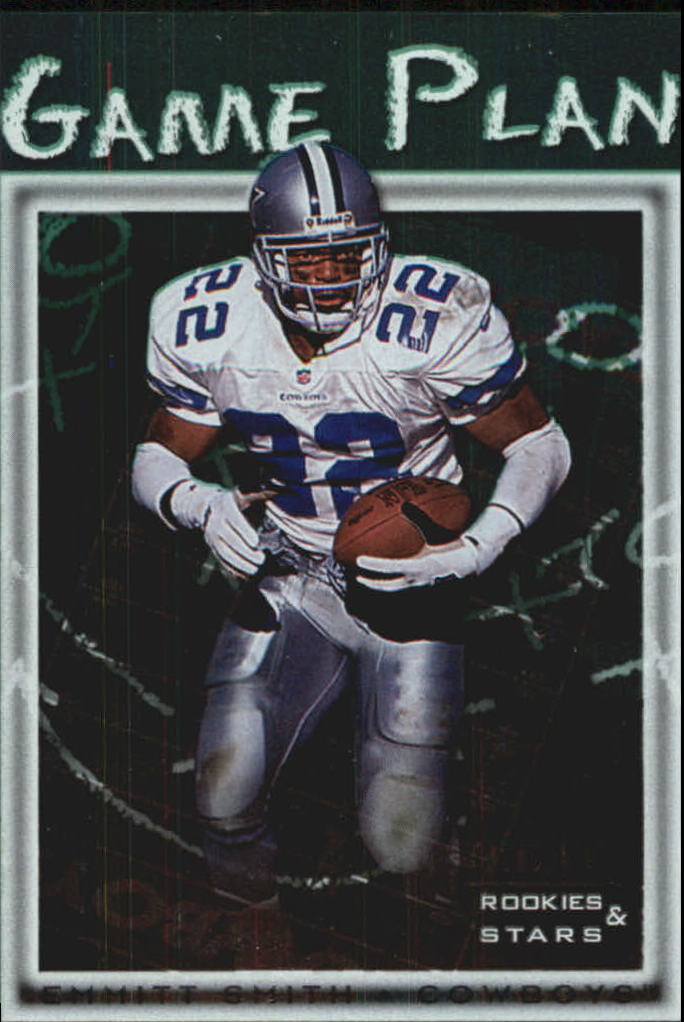 1998 Leaf Rookies and Stars Game Plan #9 Emmitt Smith