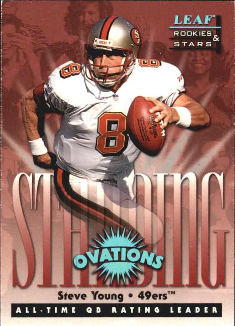 1998 Leaf Rookies and Stars Standing Ovation #7 Steve Young