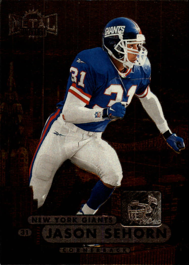 Jason Sehorn 2000 Fleer Tradition #56 - New York Giants at