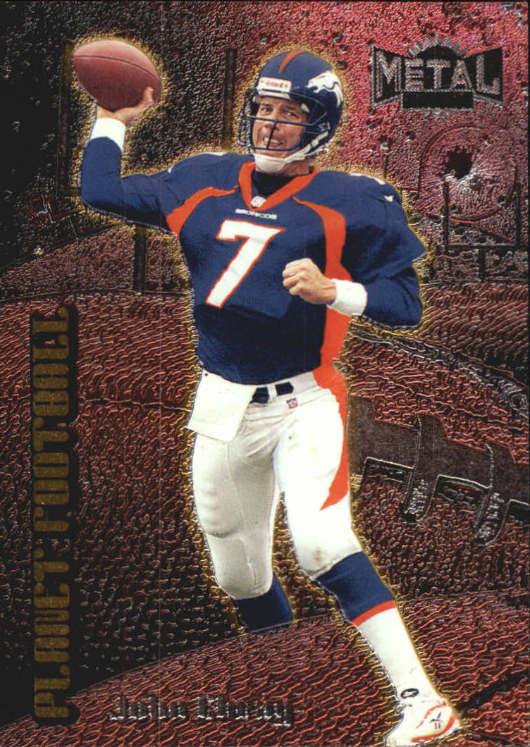 1998 Metal Universe Planet Football #5 John Elway