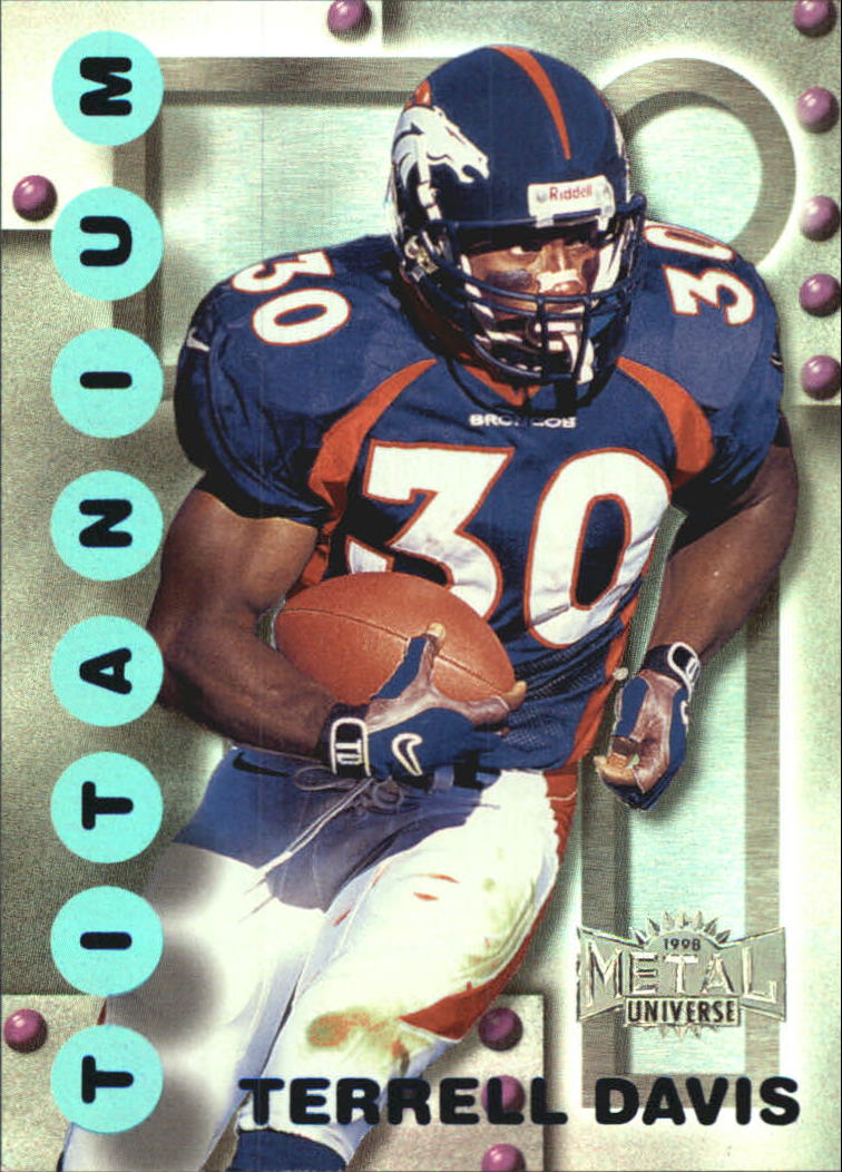 1995 Collector's Choice Update #U17 Terrell Davis RC - NM-MT