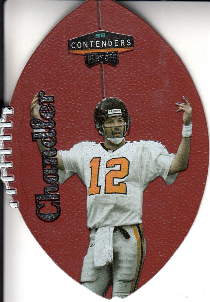 1998 Playoff Contenders Leather #6 Chris Chandler