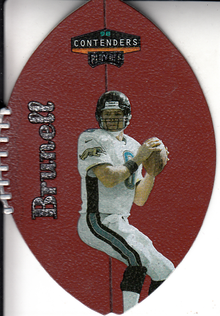 1998 Playoff Contenders Leather #40 Mark Brunell