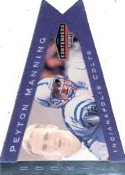 1998 Playoff Contenders Pennants Blue Felt #42 Peyton Manning