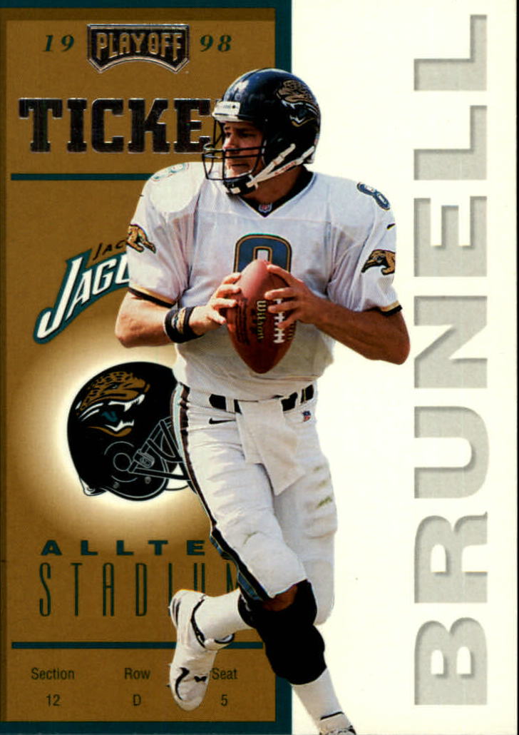 1998 Playoff Contenders Ticket #36 Mark Brunell