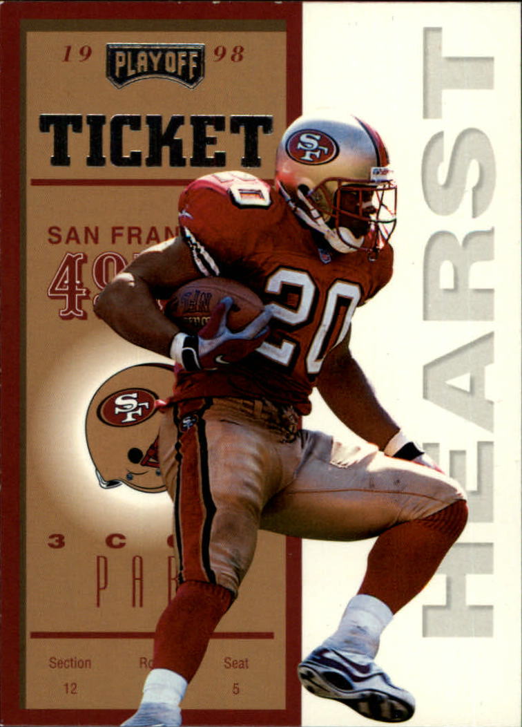 1998 Topps Garrison Hearst San Francisco 49ers #166