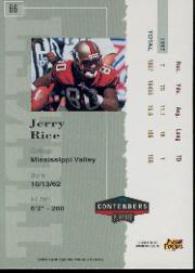 1998 Playoff Contenders Ticket #66 Jerry Rice back image