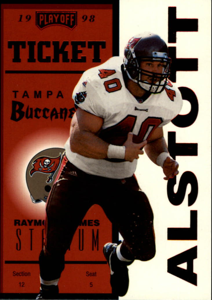 1998 Playoff Contenders Ticket Red #72 Mike Alstott