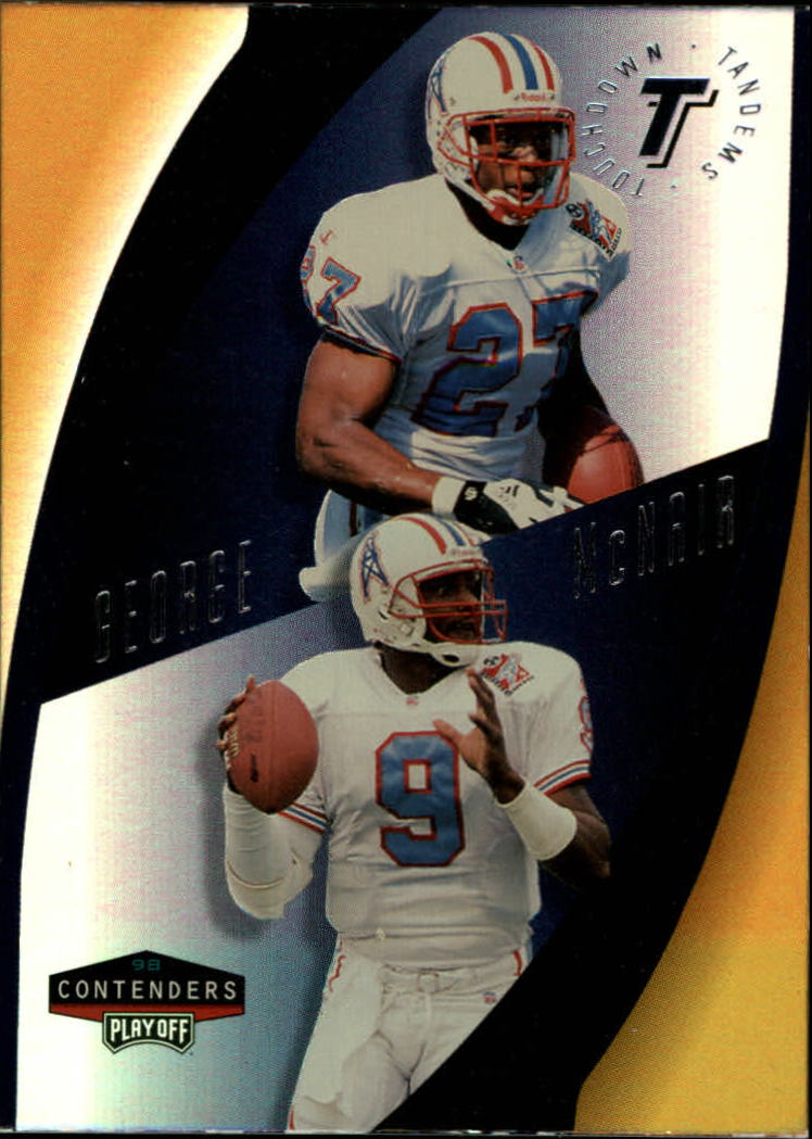 1998 Playoff Contenders Touchdown Tandems #5 E.George/S.McNair