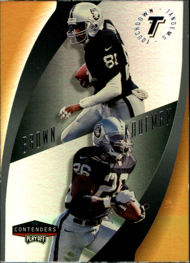 1998 Playoff Contenders Touchdown Tandems #15 T.Brown/N.Kaufman