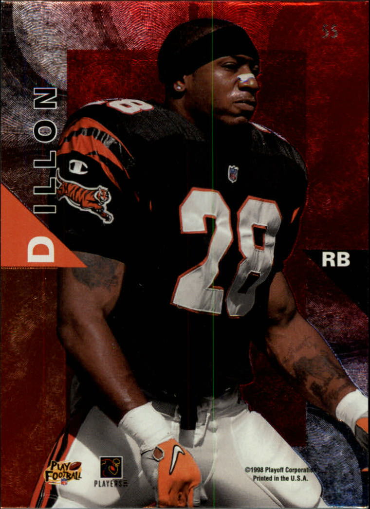 1998 Playoff Momentum Hobby Red #55 Corey Dillon back image