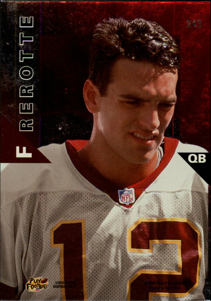 1998 Playoff Momentum Hobby Red #243 Gus Frerotte back image