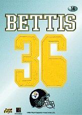 1998 Playoff Momentum Team Threads Home #14 Jerome Bettis back image