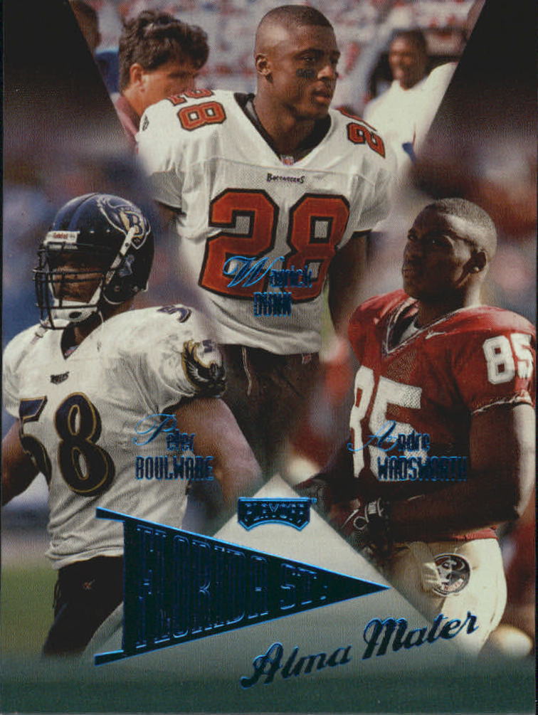 1998 Playoff Prestige Alma Maters Blue #3 Warrick Dunn/Andre Wadsworth/Peter Boulware