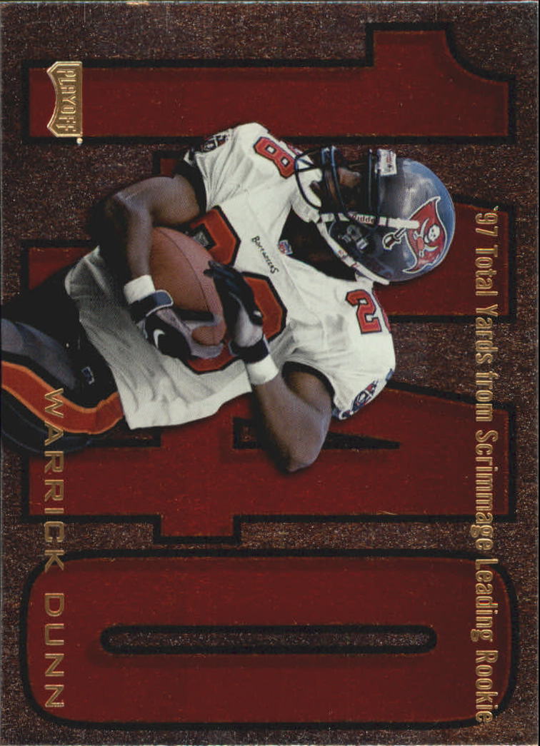 1998 Playoff Prestige Inside the Numbers Non-Die Cut #6 Warrick Dunn