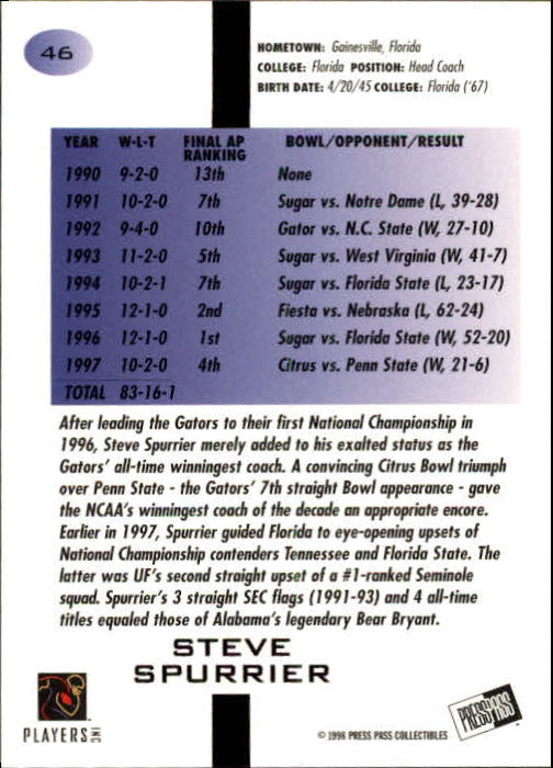 1998 Press Pass Football Cards - Picture 15 of 83